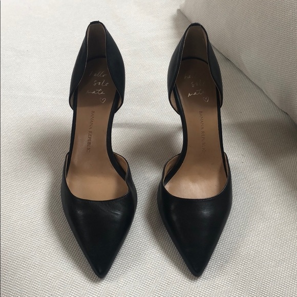Basic black stiletto heels- banana republic - Picture 3 of 5